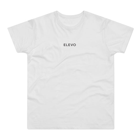 Elevo essentials- Men's basic white T-Shirt