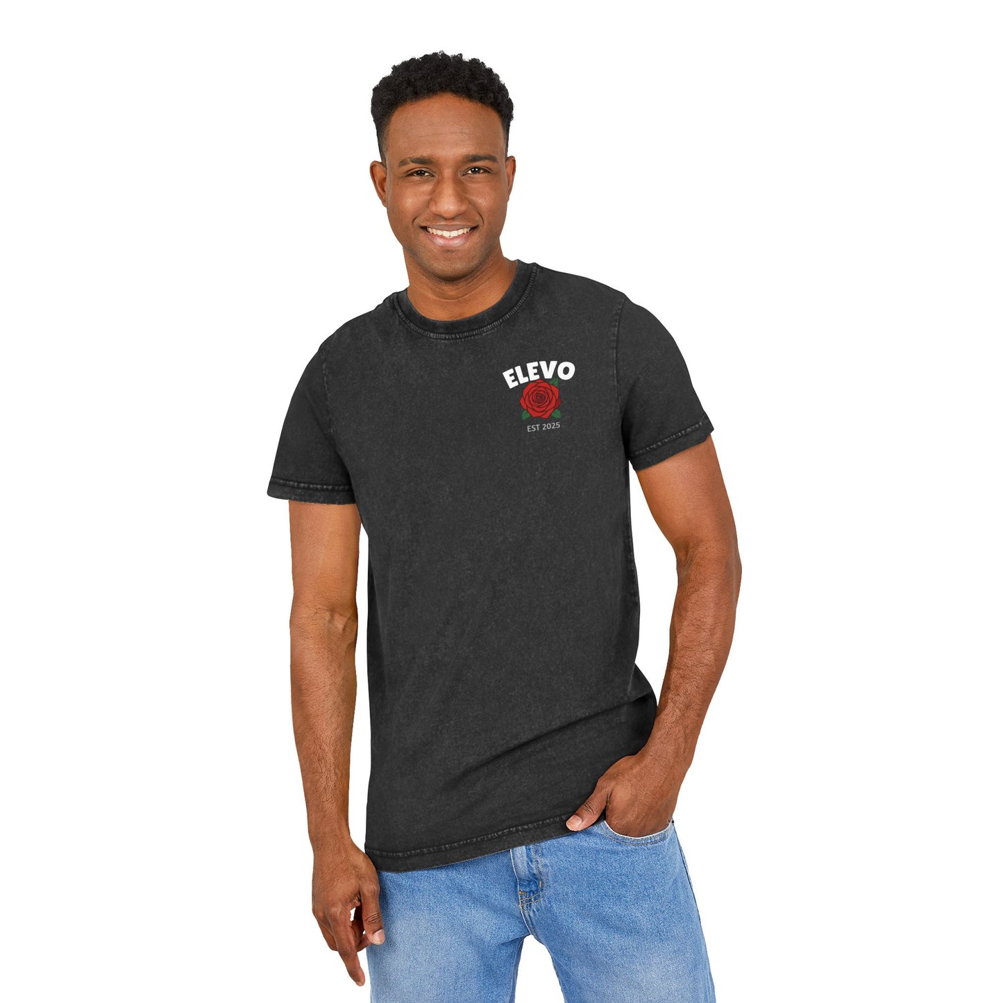 acid washed rose t shirt