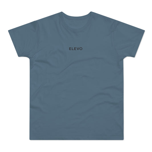 Elevo essentials- Men's basic steel blue T-Shirt